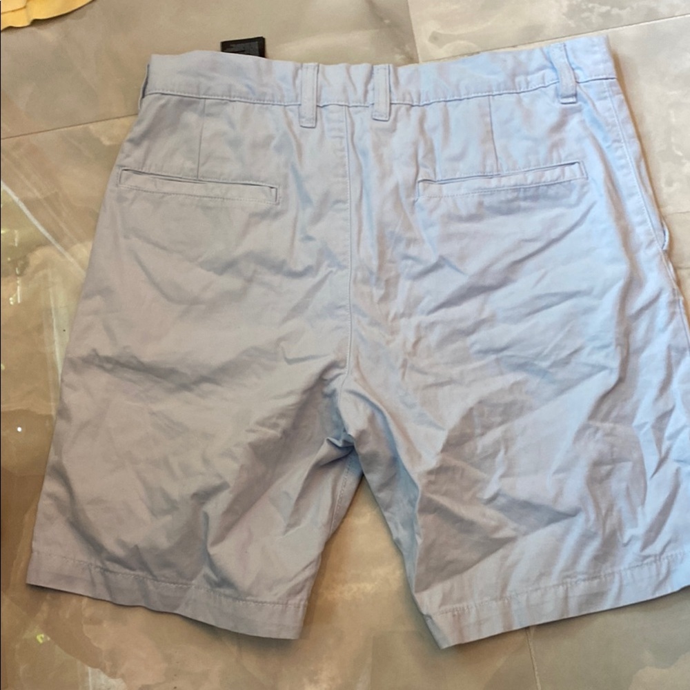 H&M Light Blue Men’s Flat Front Shorts LIKE NEW! - Picture 4 of 5